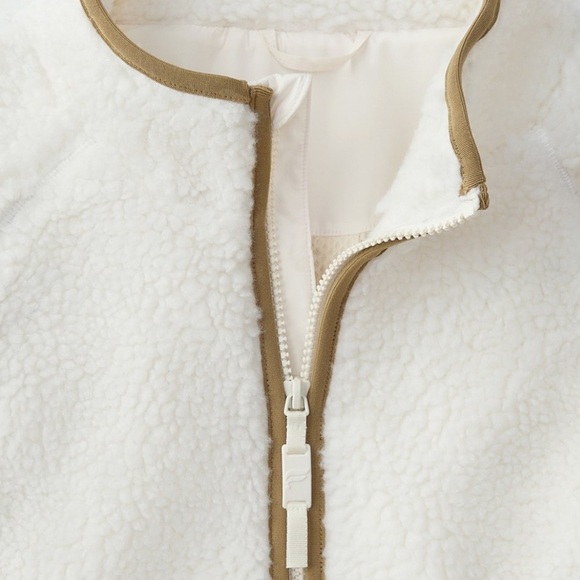 The Summit High Pile Fleece Jacket in Bone, NWT - Picture 6 of 11